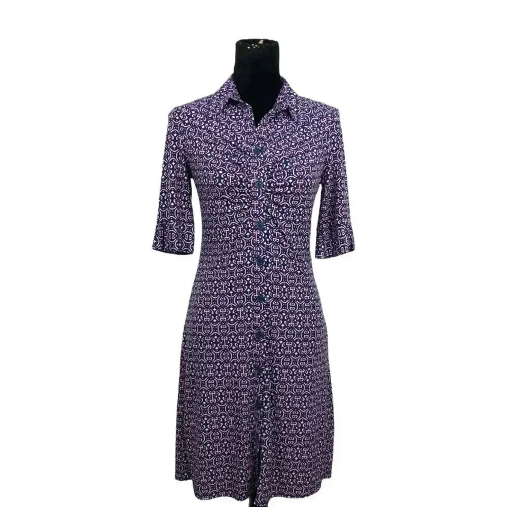 Laundry by Shelli Segal print wrap dress - Picture 2 of 7